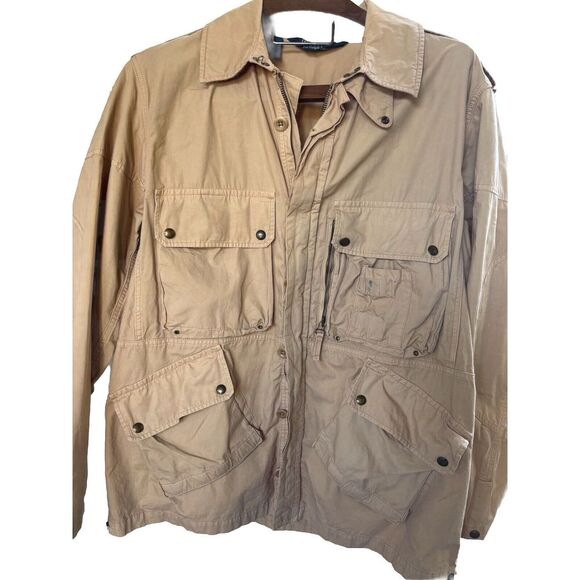 Polo Ralph Lauren Other - Vintage 90s Polo Ralph Lauren Chore Barn Canvas Jacket Coat Men's XL Tactical